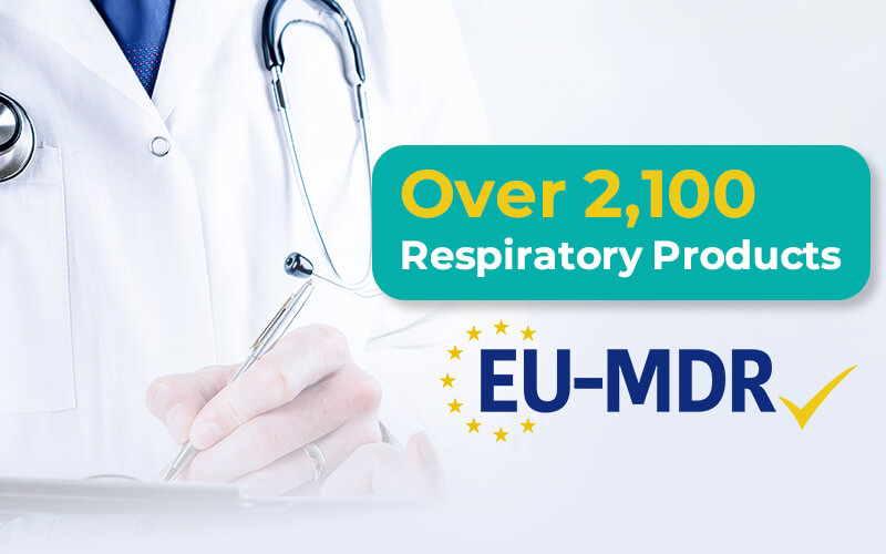 GaleMed Secures MDR Certification for Over 2,100 Respiratory Products, Delivering Comprehensive Care Solutions